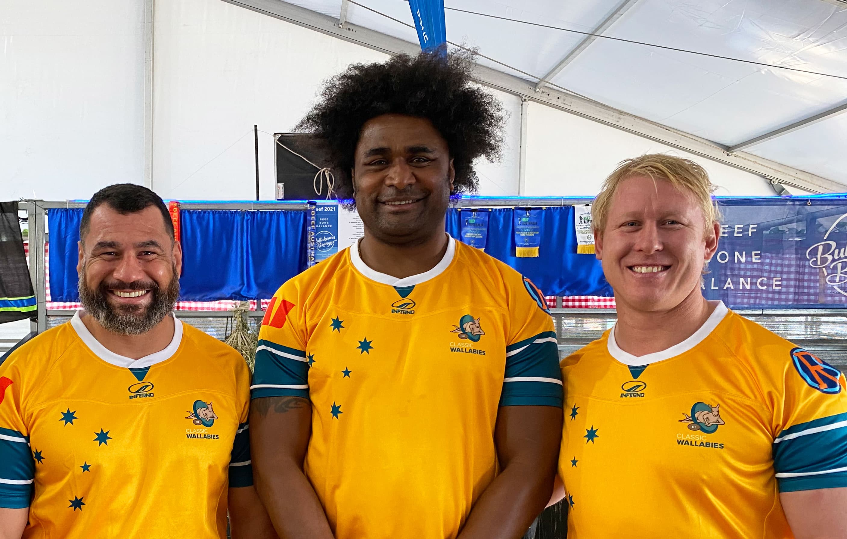 Classic Wallabies Players at Beef Australia 2021